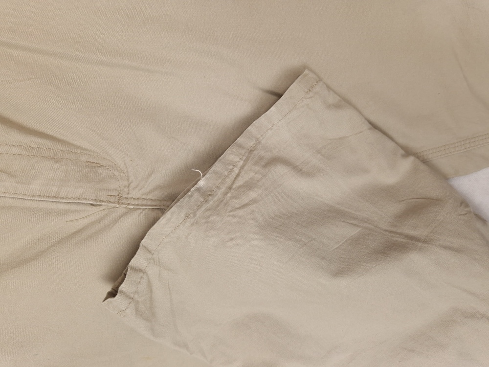Men's Carhartt Loose Original Fit Carpenter Trousers In Beige Size W44  L30 - Picture 5 of 7